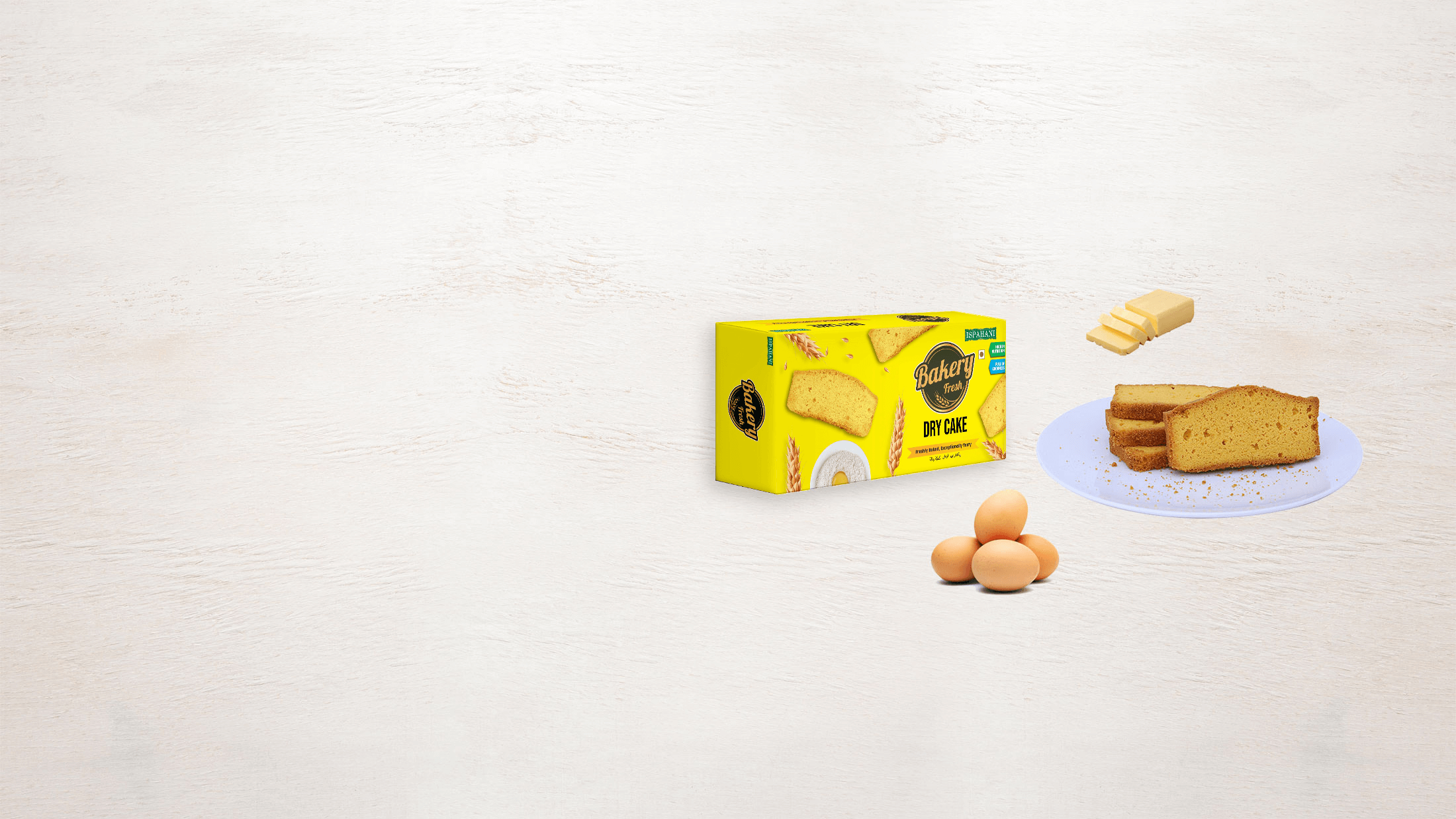 Ispahani Cake Banner